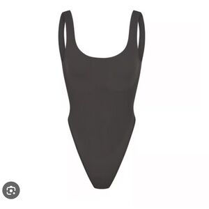 SKIMS Ash Recycled Nylon Bodysuit